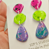 Ariella Dangle Resin Earrings