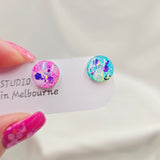 Mari Resin Mini Stud Earrings