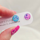 Mari Resin Mini Stud Earrings