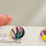 Ellie Resin Mini Stud Earrings