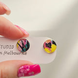 Ellie Resin Mini Stud Earrings