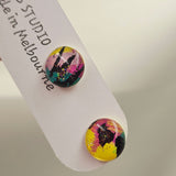 Ellie Resin Mini Stud Earrings