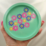 Painted Trinket Tray - Green