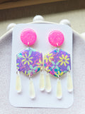 Lynnie Dangle Resin Earrings