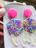 Lynnie Dangle Resin Earrings