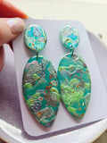 Tonie Dangle Resin Earrings