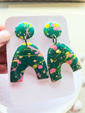 Muriel Dangle Resin Earrings