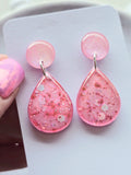 Nardia Dangle Resin Earrings Small